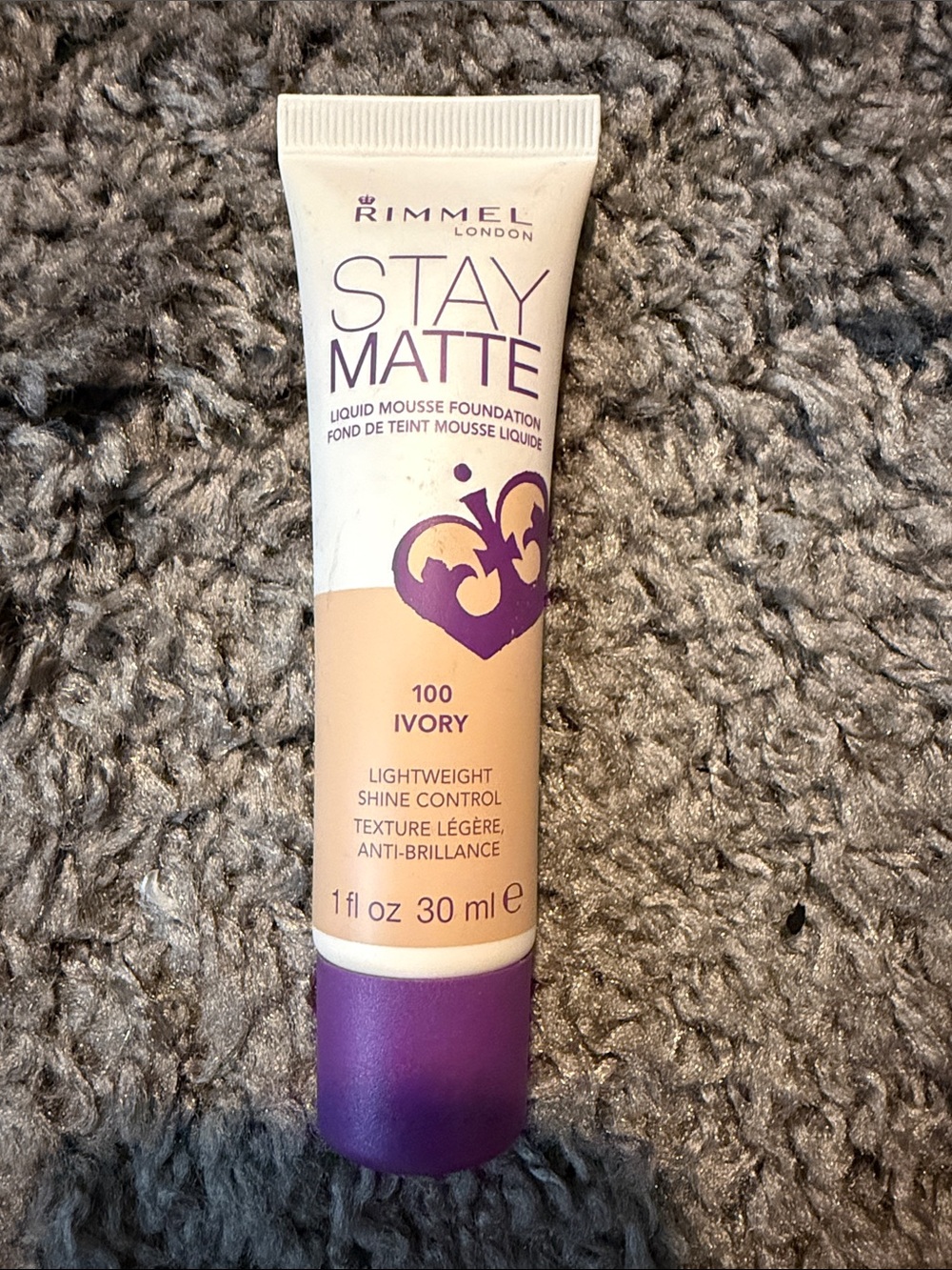 Rimmel London Stay Matte Liquid Mousse Foundation - Ivory 100
